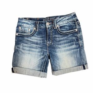 Miss Me Denim Boyfriend Shorts